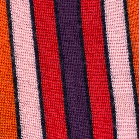 Vintage Multicolor Rainbow Stripe Turtleneck Sweater S/M - Picture 5 of 8